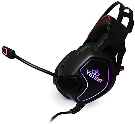 DIADEMA GAMER YEYIAN YDV-33403 VICIOUS USB / 3.5MM / RGB / OMNI / MICRO / NEGRO